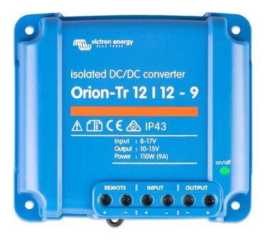 Orion-Tr 12/12-9A (110W) DC-DC Ge&iuml;soleerd acculader