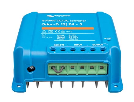 Orion-Tr 12/24-5A (120W) DC-DC Ge&iuml;soleerd acculader