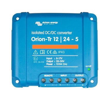 Orion-Tr 12/24-5A (120W) DC-DC Ge&iuml;soleerd acculader