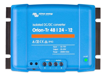 Orion-Tr 48/24-12A (280W) DC-DC Ge&iuml;soleerd acculader