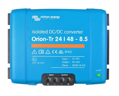 Orion-Tr 48/12-30A (360W) DC-DC Niet ge&iuml;soleerd acculader