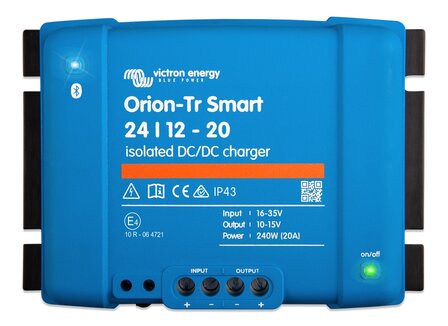 Orion-Tr Smart 24/12-20A (240W) DC-DC Ge&iuml;soleerd acculader