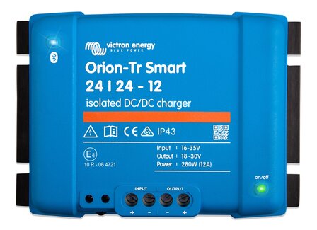 Orion-Tr Smart 24/24-12A (280W) DC-DC Ge&iuml;soleerd acculader