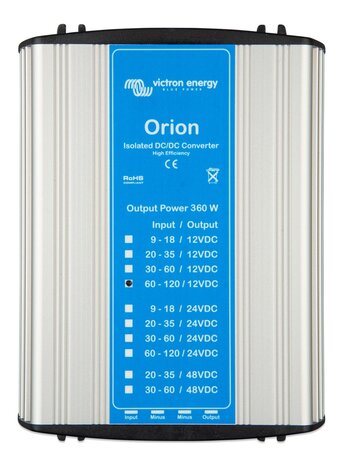 Orion 110/24-30A (360W) DC-DC Geïsoleerde omvormer