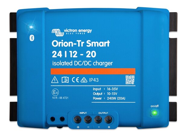 Orion-Tr Smart 24/12-20A (240W) DC-DC Geïsoleerd acculader